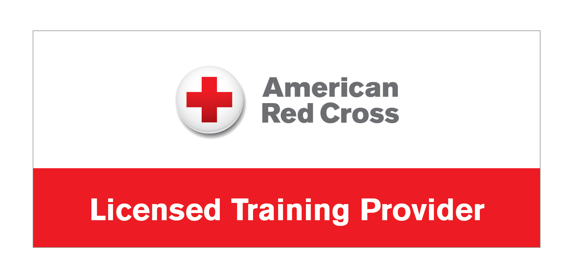 American Red Cross Licensed Training Provider Graphic