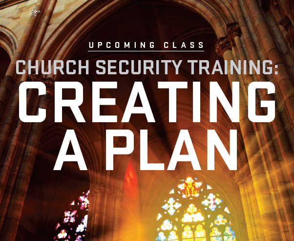 Church Security Training Flyer with poster